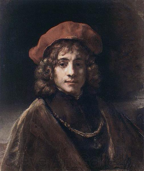 REMBRANDT Harmenszoon van Rijn Portrait of Titus France oil painting art